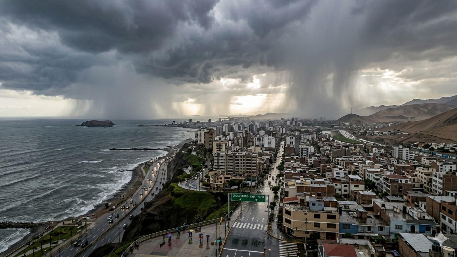 Pronóstico del SENAMHI para Lima hoy 29 de abril: lluvia, chubascos y descenso de la temperatura